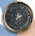 Texas State Seal Hat Pin   Tie Tack Free Shipping