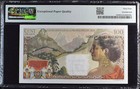 Saint Pierre   Miquelon Nd  1963  2 Nouveaux Francs On 100 Fr  P32  Pmg 64 Epq