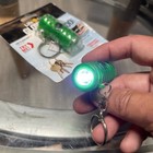 Life Gear Super Bright White Green Flasher Led Light Keychain 200 Hours Set Of 2