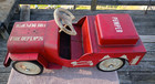 Vintage Structo Red Fire Dept 26 Pumper  Ride On Toy Car