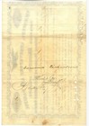 Vicksburg  Shreveport   Pacific Railroad     Signed Stock Certificate No  1  1881 