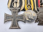 German Ww1 Medal Bar - Iron Cross  W  rttemburg  Austria  Hindenburg