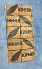 Vintage 34x36  Tapa Bark Cloth Textile   Masi   Ngatu   Siapo   Kapa