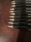Vintage Lot 10 Scripto Long Lead Pencils Black Advertisement John Hancock 