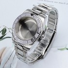 Sapphire Oyster Sub 40mm Diver Watch Case Bracelet 20atm For Seiko Nh35 Eta 2824
