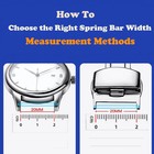 10 Pcs Watch Spring Bar Pins Watchband  Stainless Steel -diameter 1 5mm Or 1 8mm