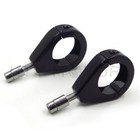 41mm Fork Turn Signal Indicator Light Relocation Bracket Clamps Mount For Harley