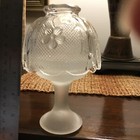 Vintage Fairy Light Frosted Glass Made In Taiwan 