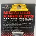 Stealth Cam Micro Usb   Usb C Otg 2-in-1 Memory Card Reader Android
