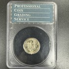 1964 Roosevelt Dime Pcgs Ms64 Sample Slab Rattler Holder 10c Rare Nice