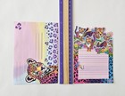 Vtg Lisa Frank Stationery Hunter The Leopard Cub Sheets Envelope 