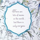 Hallmark Mother s Day Greeting Card 5x7 For Mom Tropical Birds Blue Floral