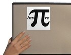 Inspire Inspirational Pi Symbol Math Funny Math Joke Refrigerator Fridge Magnet