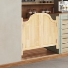 Wood Swinging Door Wall-mounted Double Half Cafe Doors Saloon Bar W  Metal Hinge