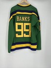 The Mighty Ducks Hockey Jersey  99 Adam Banks Size Large