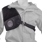 Right Chest Padded Leather Shield Recoil Shoulder Pad Shooting Shirt Vest