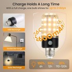 4 Pack Neporal Blazemax Rechargeable Led Bulb A19 E26 Remote Emergency Light