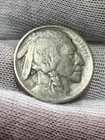 1913 Type 1 Higher Grade 3 4 Horn Buffalo Nickel -  Better Date Us Coin 