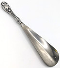 Antique Vtg Sterling Silver Floral Monogrammed Shoe Horn Vanity
