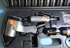 Dapc Devilbiss Air Power Impact Wrench  Ratchet Wrench  Die Grinder Set