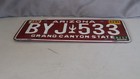 Arizona License Plate Vintage Red Grand Canyon State Cactus  G