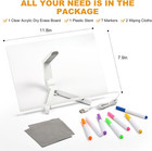 Lumiboard Led Drawing Board With 7 Colors  12 x8  Light Up Acrylic Cosmody Drawi