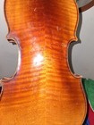 Antique German Violin 2 Bows Ostrich Covered Wooden Case