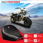 Black Seat For Baja Mini Bike Mb165   Mb200  Massimo Mb200 196cc 6 5hp Mini Bike
