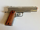 Props Denix M1911a1 Nickel Finish Government Issued Non-firing Replica Pistol
