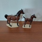 Hagen Lineker Horse Miniature Porcelain Figurine Hand-painted Collectible