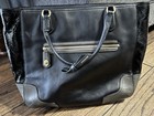Coach Black Large Tote Zip Top Gold Hardware Inner outer Pockets Dust Bag