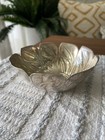 Antique Sterling Silver Bowl With Petal Or Leaf Design 925 Stamp