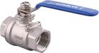 2-pc Ball Valve Stainless Steel - 3 4  Npt Female Full Port Ball Valve For Water