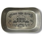 Wilton Armetale Pewter Bless This House Platter Cottagecore Country Farm House