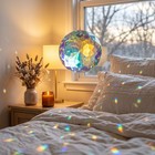 75mm Aurora Crystal Prism Suncatcher Rainbow Maker Window Hanging Boho Decor