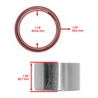 Caltric Exhaust Pipe Gasket For Suzuki Gsx-r750 Gsxr750 2008-2020 14771-42f10