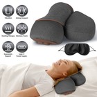 Neck Massager Memory Foam Pillow Vibration Massage Deep Tissue For Pain Relief
