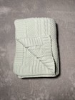 Nordstrom Baby Blanket Pale Green Chenille Cable Knit Soft Security Lovey