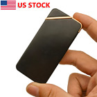 Dual Arc Plasma Electric Lighter Usb Rechargeable Flameless Windproof Black New
