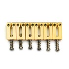 Solid Brass Electric Guitar Bridge Saddles For Fender Strat Tele 10 8 10 5mm