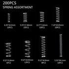 200pcs Spring Assortment Kit  Heavy Steel Wire Metal Extension Compression