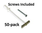 50 Toggler Snaptoggle Bolts W  Screws Hd 3 16  Ceiling Wall Anchors 24013