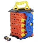 Hot Wheels Roll Out Raceway Track Set  Storage Bucket Unrolls Into 5-lane - New