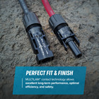 Temco 8 Awg Solar Panel Extension Cable - 25 Feet Black   25 Feet Red