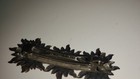 Vintage French Brass Smiling Sunflower Hair Barrette Made In France