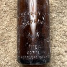 Pre-prohibition Independent Brewing Association Amber Glass Beer Bottle