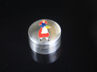 Vintage 833 Silver   Enamel Pill Box By W a  Sarmento  Lda Lisboa  Portugal