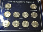 Lot Of Wartime Silver Nickels  Buffalo Nickel Album   And  Jefferson Nickels