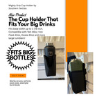 Mighty Grip Cup Holder- Drink Holder For 40oz Or Larger Tumblers Water Bottles