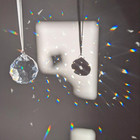 50mm Clear Crystal Ball Prisms Feng Shui Suncatcher Decorating Hanging Faceted P